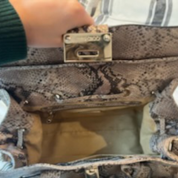 Python Skin Jimmy Choo Handbag - Picture 6 of 9